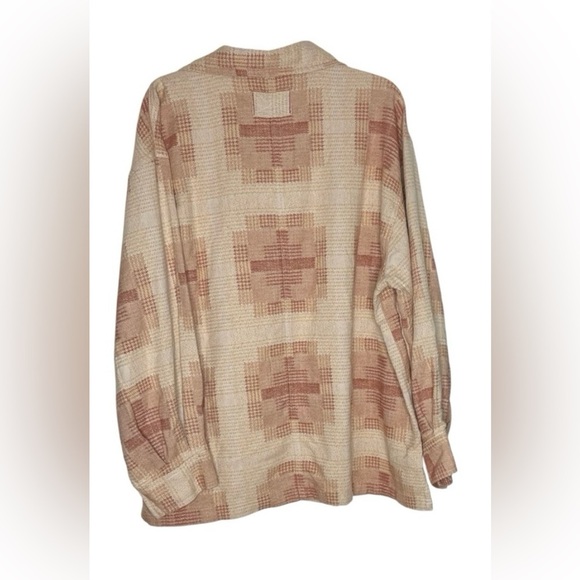 NWT Free People S We the Free Keep it Cozy Shirt in Berry Combo New $168 retail - Picture 8 of 8